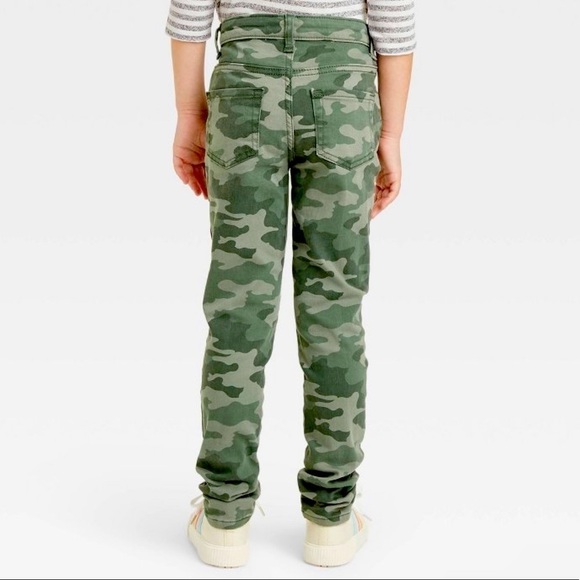 Cat & Jack Camo Girls Jeggings 6X - Picture 4 of 6